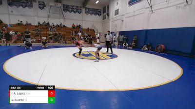 90 lbs Cons. Round 2 - Aaden Lopez, Daniel Cormier WA vs Jonas Suarez, Team Selma