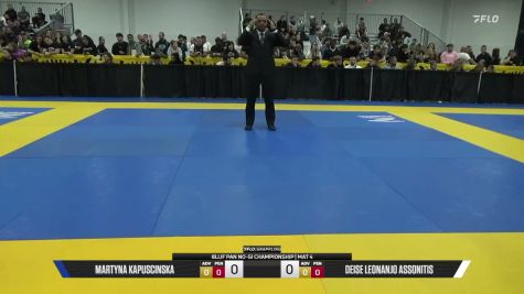 Deise Leonanjo Assonitis vs Martyna Kapuscinska 2026 Pan IBJJF Jiu-Jitsu No-Gi Championship