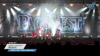 Legacy Athletics - Believe [2023 L1 Youth - Novice - Restrictions DAY 1] 2023 PacWest Grand Nationals