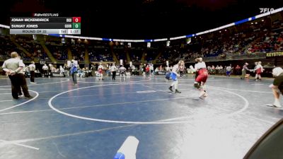 200 lbs Round Of 32 - Jonah Mckendrick, Indiana vs SunJay Jones, Corry