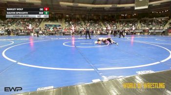 55 lbs Consi Of 8 #2 - Rawley Wolf, Cowboy Wrestling Club vs Dalton Spexarth, Brawlers Wrestling Club KS