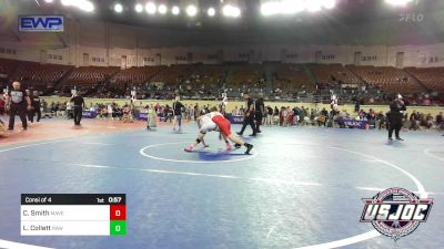 98 lbs Consi Of 4 - Conner Smith, Maverick Elite Wrestling vs Lane Collett, Raw Wrestling Club