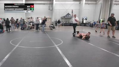 68 lbs Round 2 (8 Team) - Jackson Stickle, Mat Assassins Red vs Alexander Gerasimov, CTWHALE Green