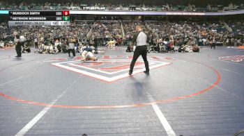 7A 215 lbs 1st Place Match - Murdoch Smith, Grimsley Senior High School vs Keyshon Morrison, Lake Norman High School