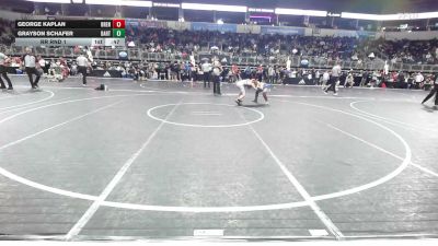 Rr Rnd 1 - George Kaplan, Brentwood WC vs Grayson Schafer, Bartlesville WC