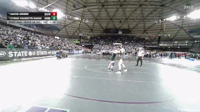 Boys 3A 157 lbs Champ. Round 3 - Cyrus Fausette-Sadri, Evergreen (Vancouver) vs Jakob Grimm, Shorecrest