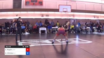 87 kg Quarterfinal - Chandler Rogers, Unattached vs Aliaksandr Kikiniou, Elite Wrestling Academy