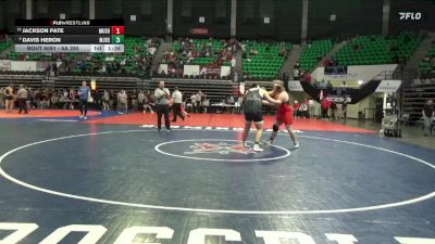 6A 285 lbs Champ. Round 2 - Jackson Pate, Muscle Shoals vs Davis Heron, Mortimer Jordan HS