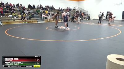 165-175 lbs Round 4 - Armaan Khurana, Cedar Rapids Kennedy vs Beckett Reed, Urbandale