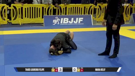Mara Kelly vs Thaís Loureiro Felipe 2025 Pan IBJJF Jiu-Jitsu No-Gi Championship
