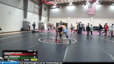 140 lbs Cons. Semi Max Tarkington Arab Youth Wrestling vs Alexander Nastas Alpha Elite