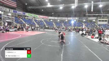 116 lbs Semifinal - Taten Adams, Black Hills Wr Ac vs Maddux Hernandez, Mwd