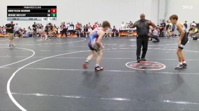 113 lbs Round 3 (6 Team) - Greyson Boner, Dayton Bandits vs Jesse McCoy, Refinery Wrestling