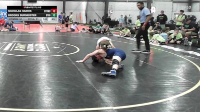 130 lbs Rr Rnd 1 - Nicholas Harris, CT Whale - K8 vs Brooks Burmeister, Dynasty Murder Inc - K8