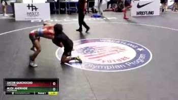 70 lbs Champ. Round 1 - Alex Andrade, California vs Jacob Quichocho, California