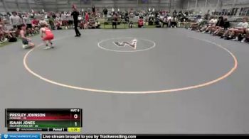 120 lbs Placement Matches (8 Team) - Presley Johnson, Missouri vs Isaiah Jones, Oklahoma Red GR