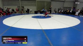 170 lbs 4th Wrestleback (16 Team) - Jaiah O`Neal, Indiana vs Megan Preston, Florida