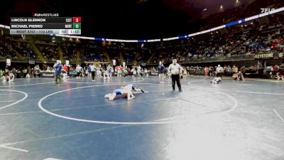 110 lbs Consy 4 - Lincoln Glennon, Exeter Twp vs Michael Pierro, North Catholic