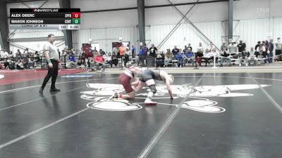 133 lbs Consi Of 8 #1 - Alex Oberc, Springfield vs Mason Johnson, Centenary