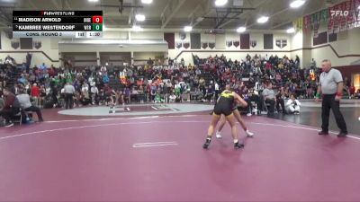 110 lbs Cons. Round 3 - Kambree Westendorf, Waverly-Shell Rock vs Madison Arnold, Independence