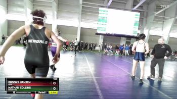 150 lbs Champ. Round 1 - Brooks Hansen, Lehi vs Nathan Collins, Brighton