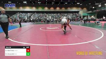 185 lbs Semifinal - Katianna Martinez, EVERGREEN VALLEY WRESTLING CLUB vs Briana Alvarado, Scotsmen Wrestling Club