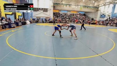 157 lbs Cons. Round 2 - Matt Bender, McKean H S vs Kenneth King, Caesar Rodney H S