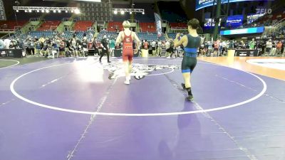 144 lbs Rnd Of 64 - Hagen Blanck, KS vs Garrison Sartain, OK