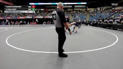 133 lbs Champ. Round 2 - Justin Rodriguez, Hastings vs 8 Paul Ruff, Concordia