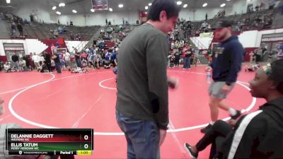 50-51 lbs Round 2 - Ellis Tatum, Perry Meridian WC vs Delannie Daggett, Western WC