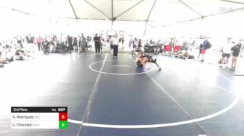 114 lbs 2nd Place - Andrew Rodriguez, Dog Pound WC vs Cristian Villarreal, Snake Pit