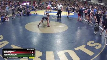 82 lbs Cons. Round 3 - Archie Mendez, Nevada Elite Wrestling vs Aaron Lopez, RED WAVE WC