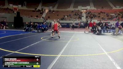 D1-144 lbs Champ. Round 1 - Christopher Castaneda, Red Mountain vs Max Woods, Mountain View Hs (Mesa)