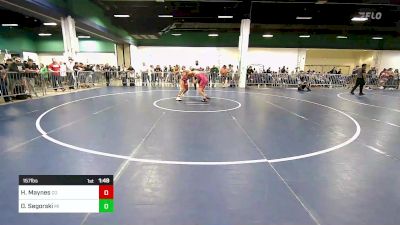 157 lbs Round Of 128 - Hassin Maynes, CO vs Owen Segorski, MI