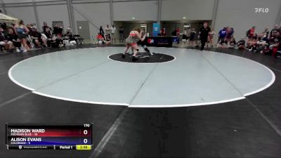 170 lbs Placement Matches (16 Team) - Madison Ward, Michigan Blue vs Alison Evans, Colorado