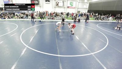 16U Boys - 113 lbs Champ. Round 2 - Josiah Stanton, Bloomington South Wrestling Club vs Case Schindler, David City Wrestling Club