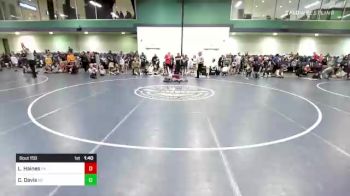 65 lbs Quarterfinal - Lincoln Haines, PA vs Chase Davis, NC