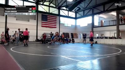 172-191 lbs Semifinal - Duke Mays, Johnsburg Area Wrestling vs Tyler Gibson, 417 Wrestling