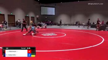182 lbs Cons. Round 2 - James Robinson, TN vs Sebastian Gabarrete, VA