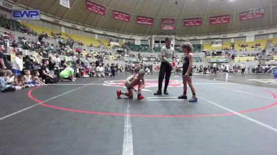 73 lbs Quarterfinal - Easton Terrell, Springdale Youth Wrestling Club vs Brynn Brogden, North DeSoto Wrestling Academy