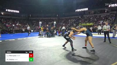 190 lbs Semifinal - Juliana Marquez, Gabrielino vs Kyree Rubio, Canyon Springs