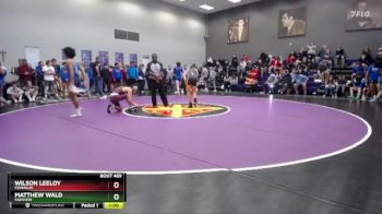 120 lbs Cons. Round 3 - Wilson Leeloy, Franklin vs Matthew Wald, Fairview