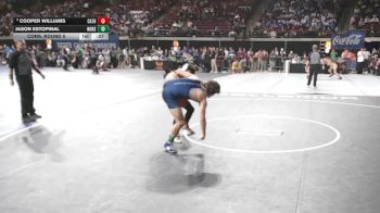 D 1 165 lbs Cons. Round 5 - Cooper Williams, Catholic - B.R. vs Jason Estopinal, Northshore