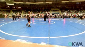 61 lbs Consi Of 8 #2 - Jackson Snodgrass, Checotah Matcats vs Theo Burleson, Wyandotte Youth Wrestling