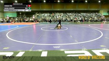 43 lbs Round Of 32 - Josiah Piz, Team Coalinga vs Ridge Jessop, Ryse Wrestling Academy
