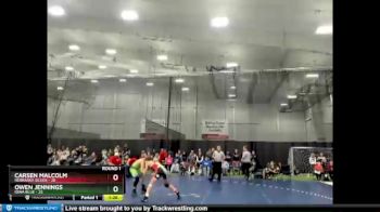 130 lbs Round 1 (6 Team) - Owen Jennings, Iowa Blue vs Carsen Malcolm, Nebraska Silver