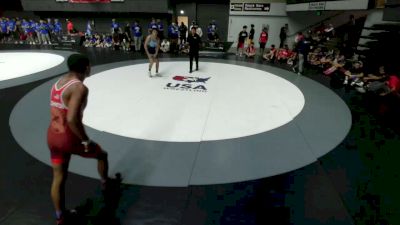 150 lbs Cade Johnston, SDIKWA - San Diego-Imperial Kids Wrestling Association vs Michael Nava, KCWA - Kern County Wrestling Association