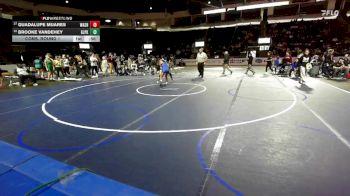 Girls 140 lbs Cons. Round 1 - Brooke Vandehey, Glacier Peak (Girls) vs Guadalupe Mijares, Washington (Girls)