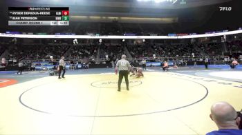 I-124 lbs Champ. Round 1 - Eian Peterson, Niagara Wheatfield vs Ryder Depadua-Reese, Elmira