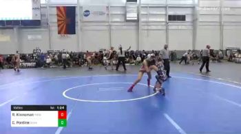 102 lbs Prelims - Ryder Kinneman, Thorobred vs Cole Pontine, Durango WC